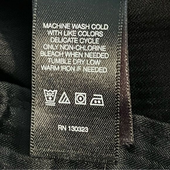 Mens Kenneth Cole Black Pin Stripes Slacks/Trousers Size 36 X 30 - Picture 8 of 10